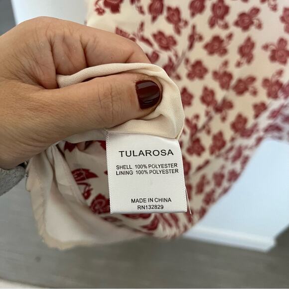 Tularosa Addis Floral Paisley Print Dress Size S - Picture 4 of 4